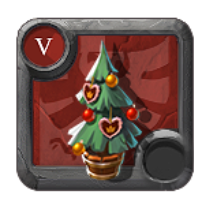 Small Decorated Pine Tree