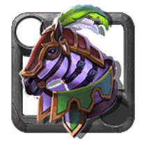 Armored Horse Skin: Heraldic Jousting Horse